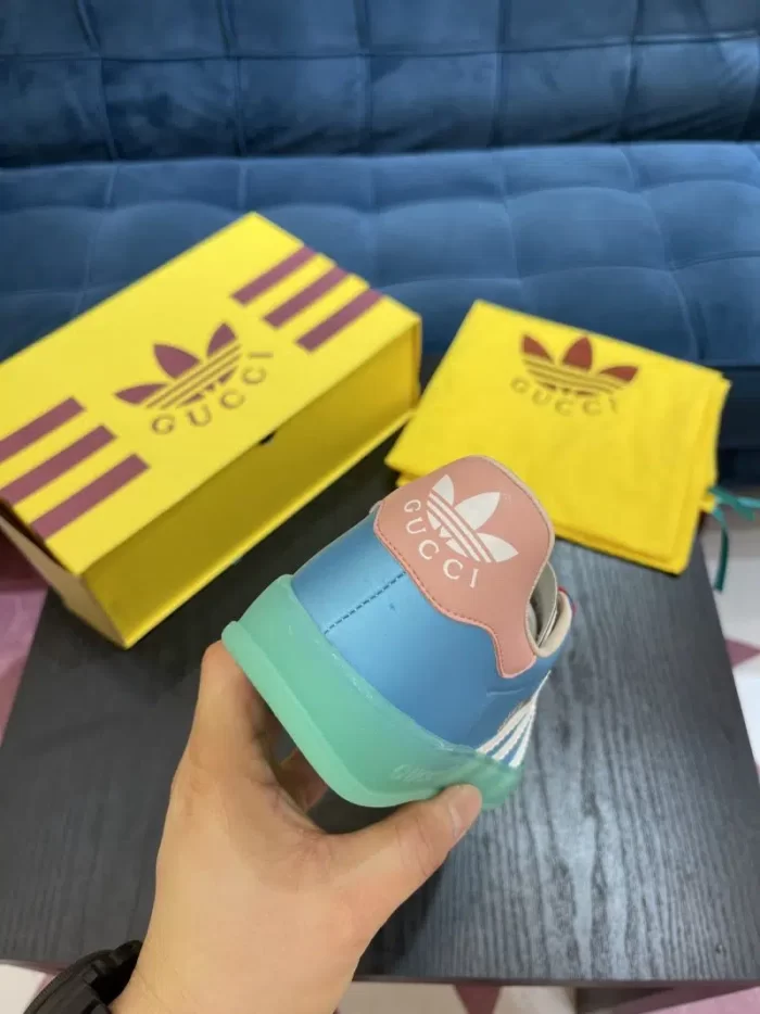 adidas X Gucci Gazelle Light Blue Red 5 800x1067