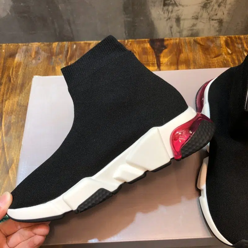 Balenciaga Speed Trainer Black Red Clearsole 2 800x800