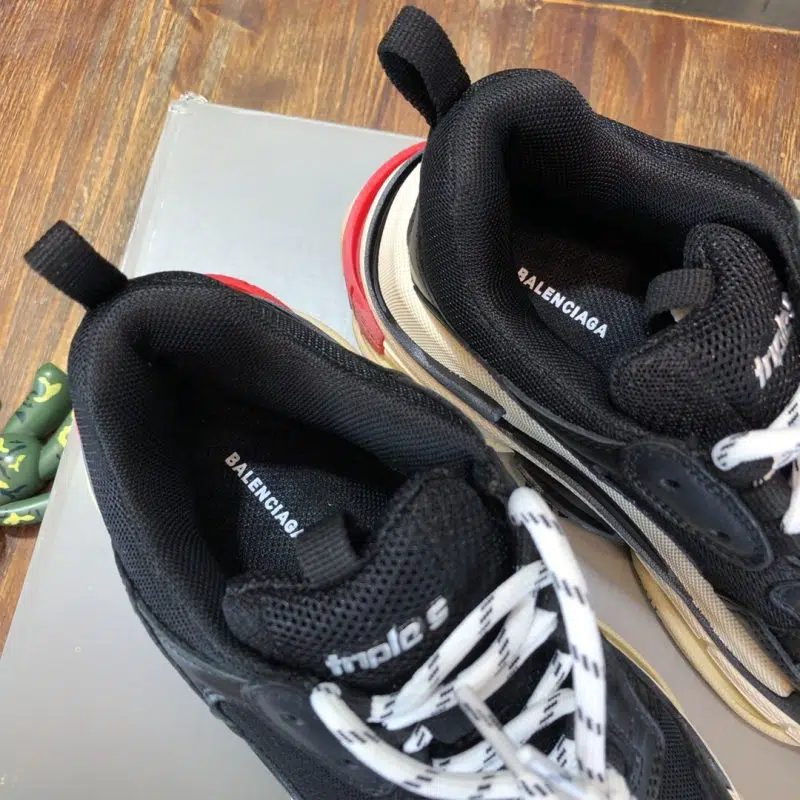 Balenciaga Triple S Sneaker Black Tan Red 6 800x800