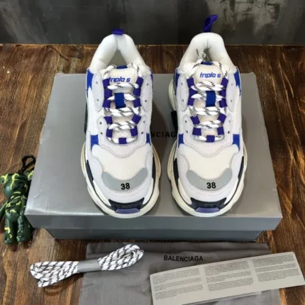 Balenciaga Triple S Sneaker White Blue Black 8 800x800
