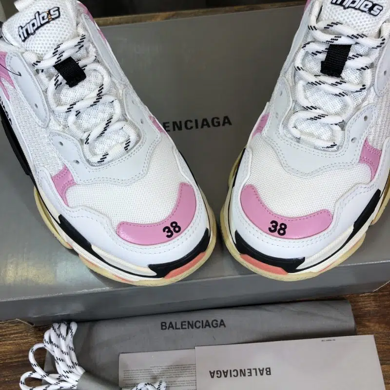 Balenciaga Triple S Sneaker White Pink Oranage 5 800x800