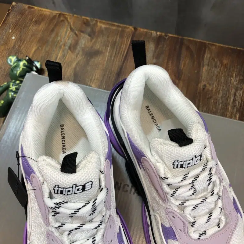 Balenciaga Triple S Sneaker White Purple 2 800x800