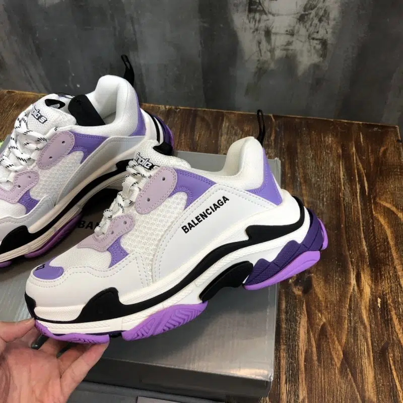 Balenciaga Triple S Sneaker White Purple 4 800x800