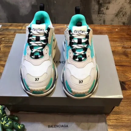 Balenciaga Triple S Sneaker White Turquoise 5 800x800