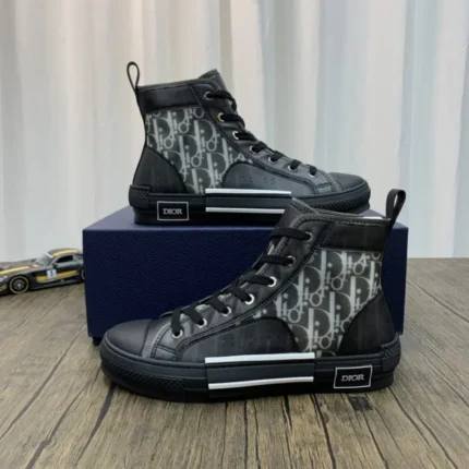 DIOR B23 High All black Logo 7 800x800